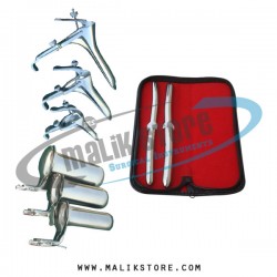 Hegar uterine dilator set 2pieces 11-12, 13-14, grave 3pcs, collin 3pcs